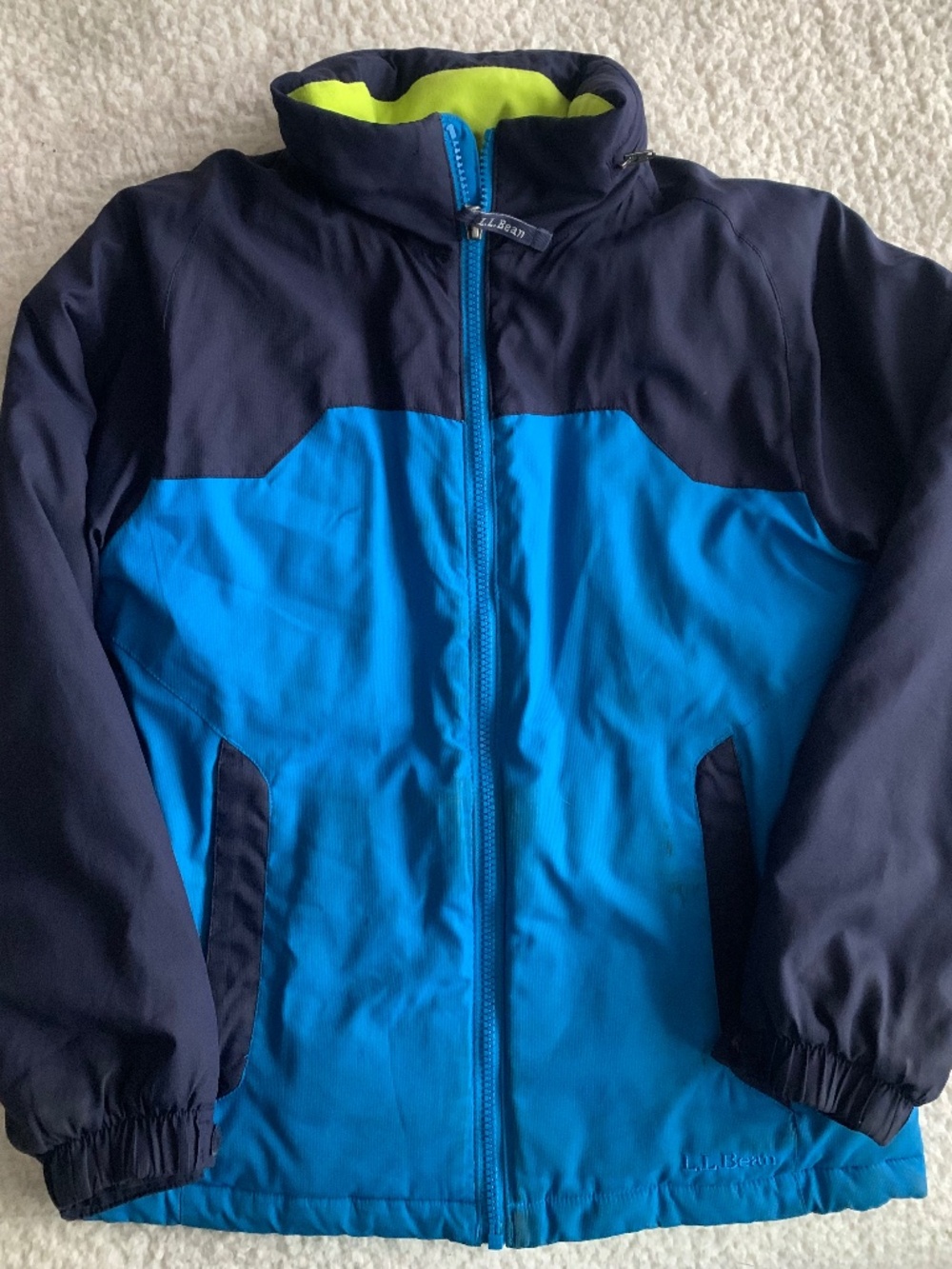 LL Bean boys winter coat